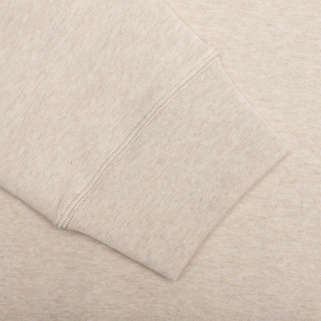 Crew Neck Sweatshirt - Oatmeal Melange