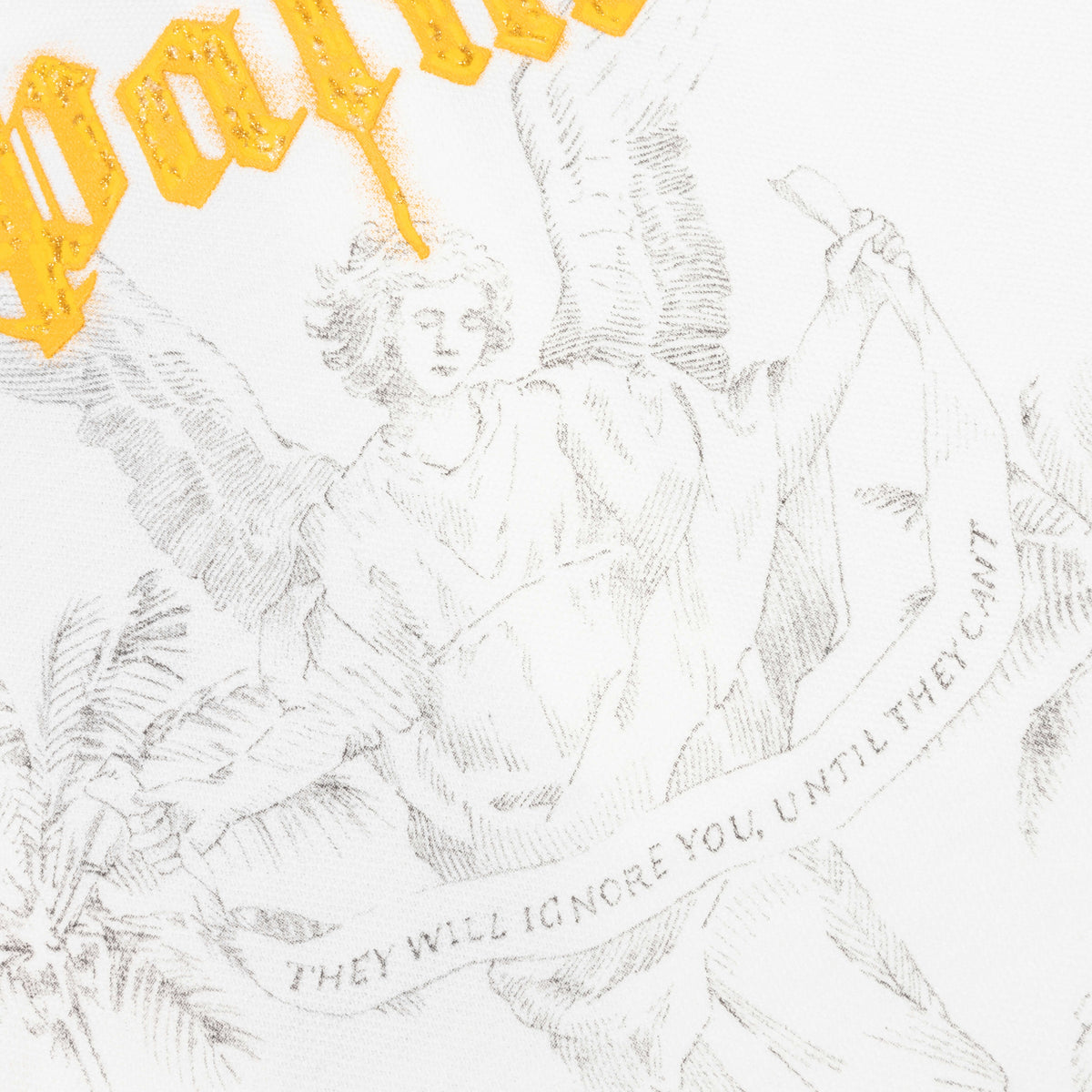 Angel Pencil Polo S/S - Off White/Light Orange