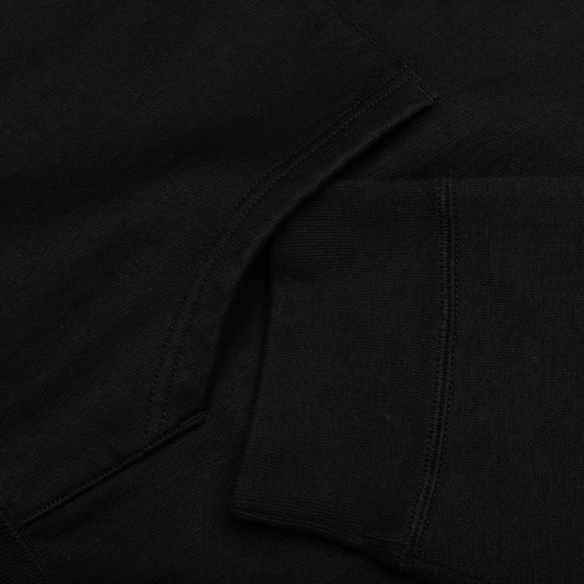 Big Size Hoodie Logo - Black