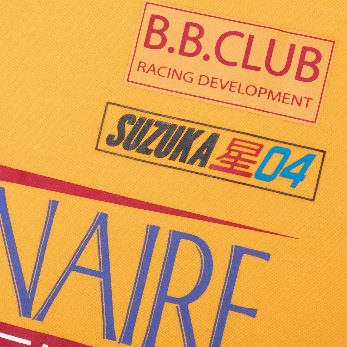 Racing Team S/S Tee - Amber Yellow