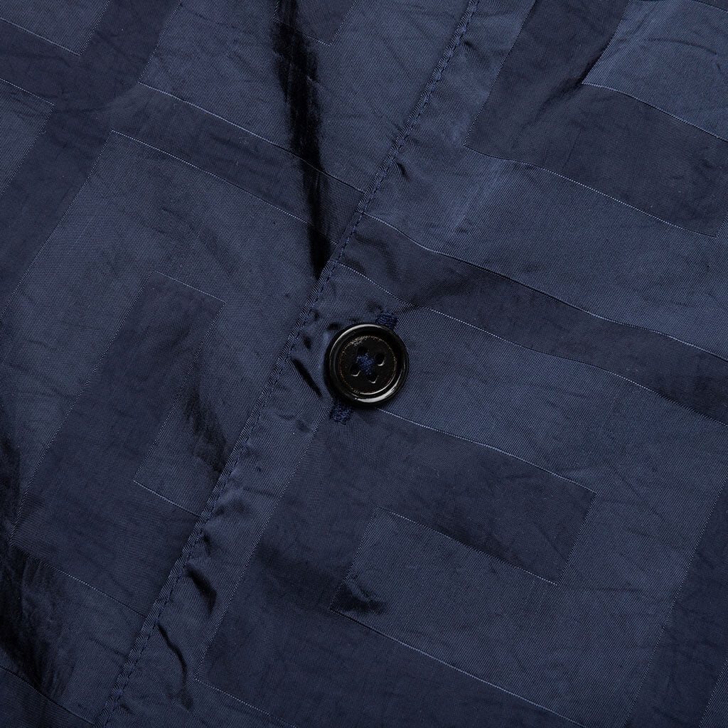 Boxy Fit S/S Shirt Garment Dye - Navy