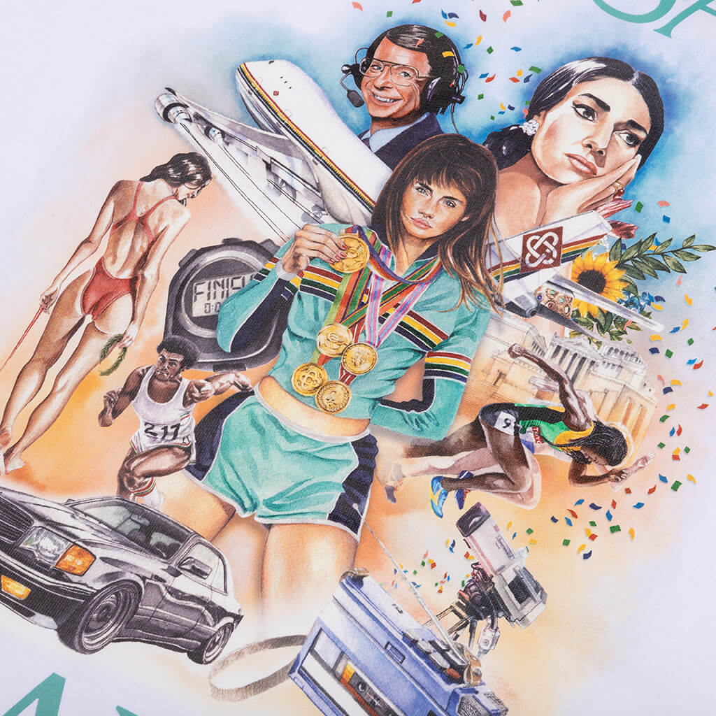Celebration Du Sport Printed T-Shirt - White