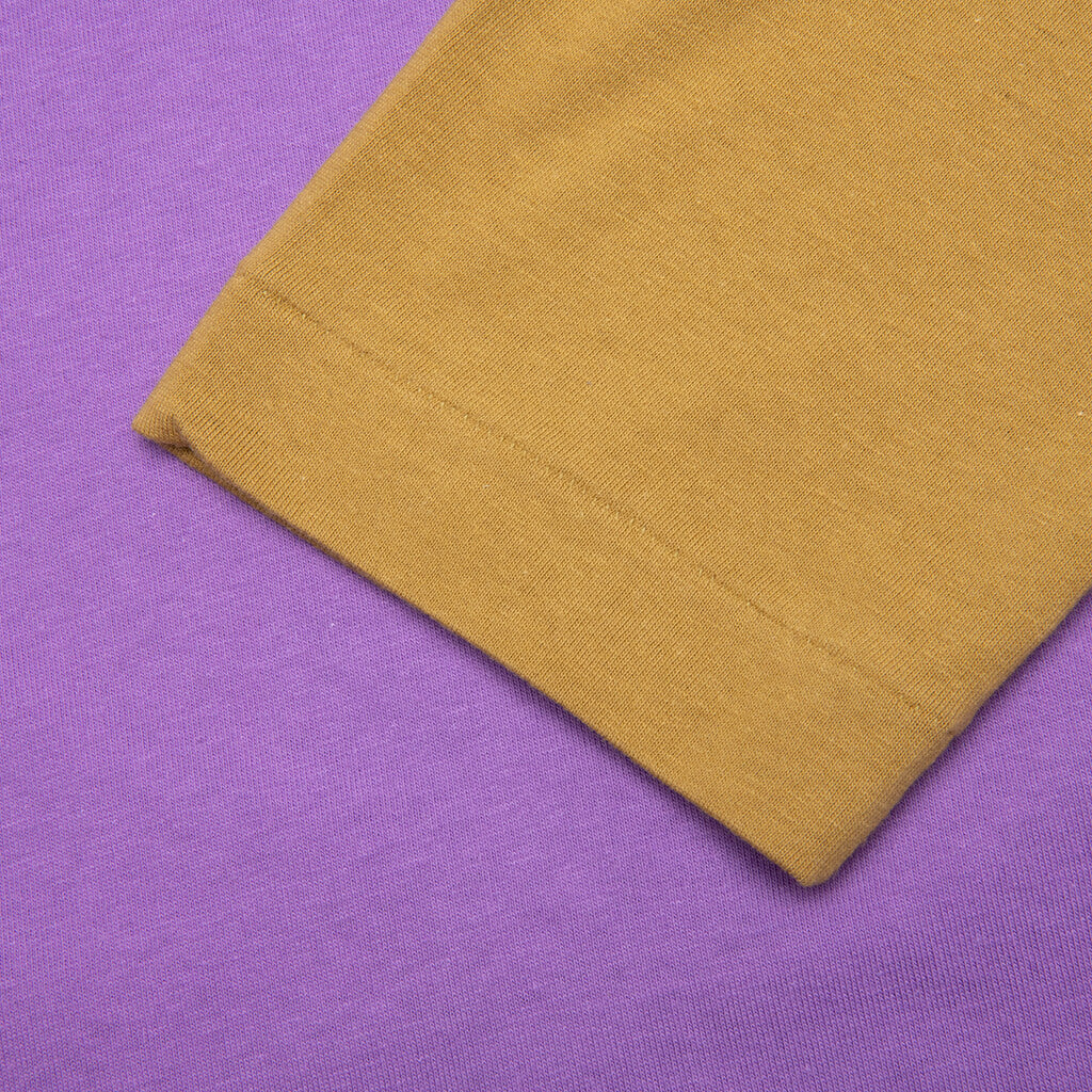 Bi-Color T-Shirt - Purple/Olive