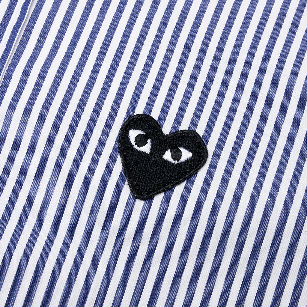 Kid's Striped Shirt - White/Blue