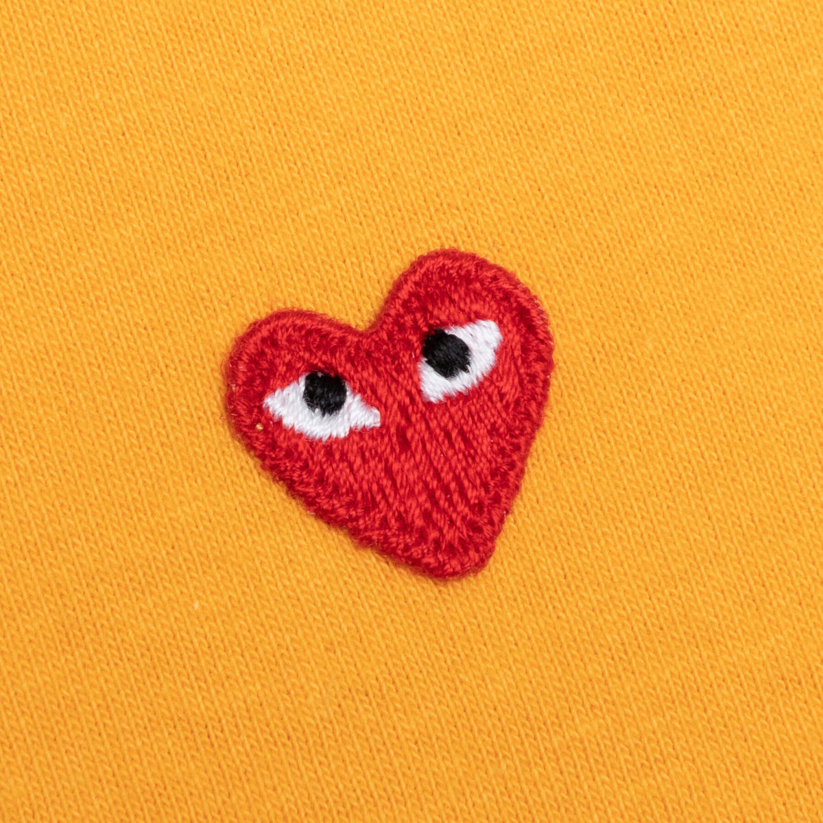 Women's Small Heart T-Shirt - Orange