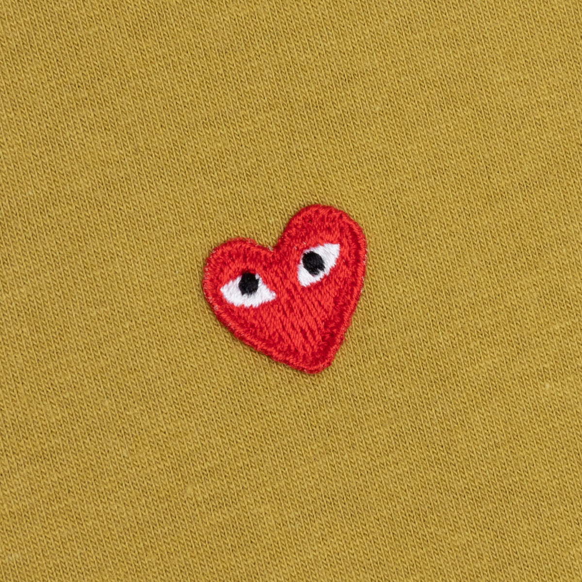 Women's Small Heart T-Shirt - Mustard