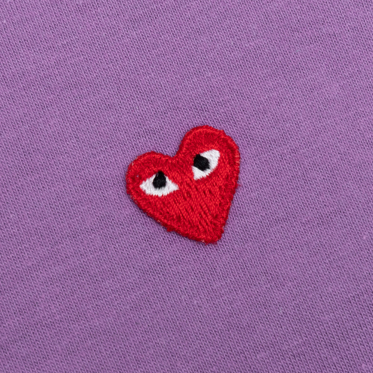 Women's Small Heart T-Shirt - Purple