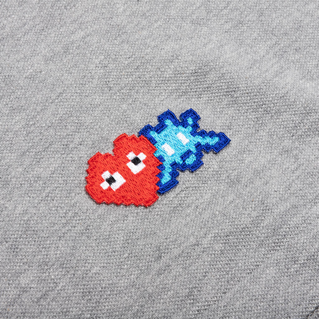 Comme des Garcons PLAY x the Artist Invader Polo - Grey