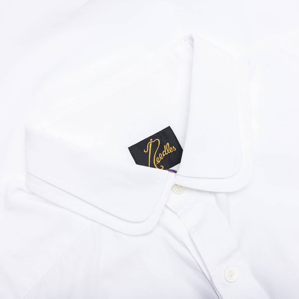 Double Round Collar Shirt - Off White