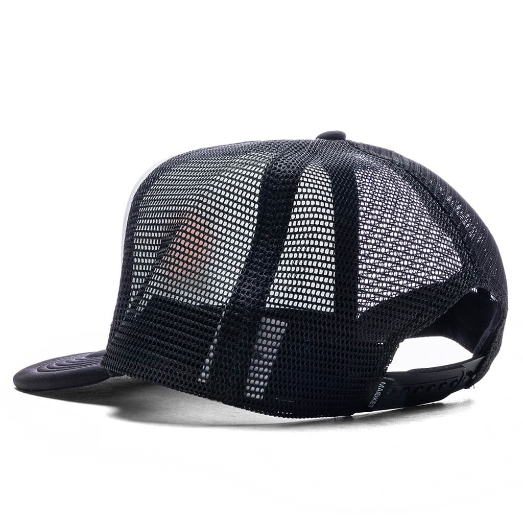 Devil Ball Trucker Hat - Black