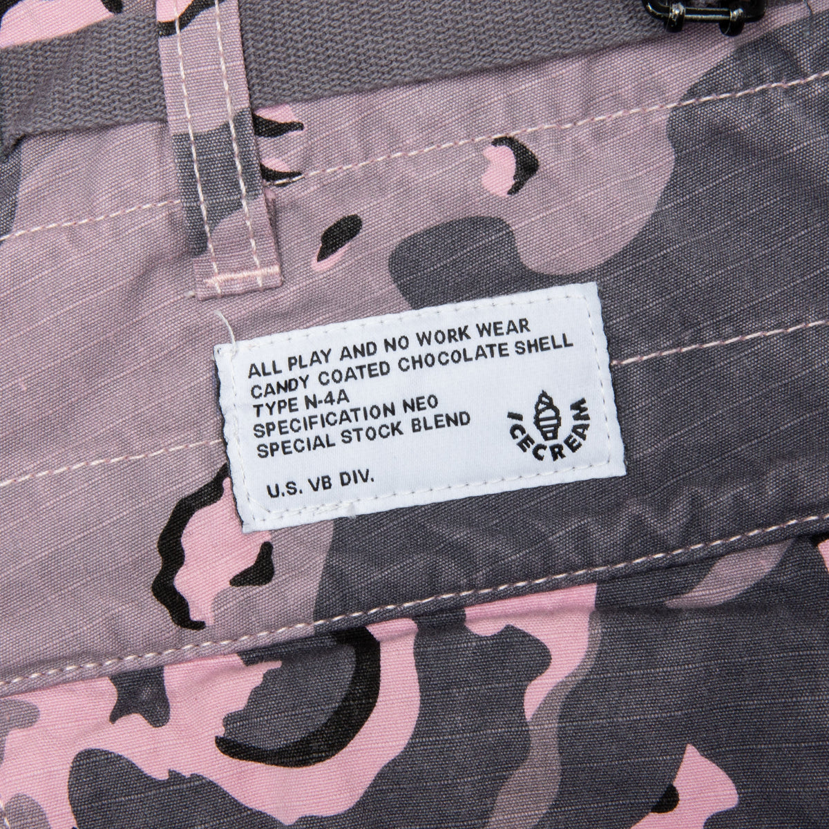 Dipped Cargo Pants - Pink Nectar
