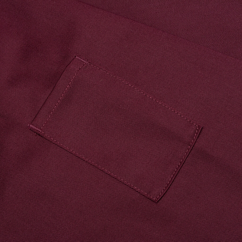 Hopeless Romantic Work Jacket - Burgundy