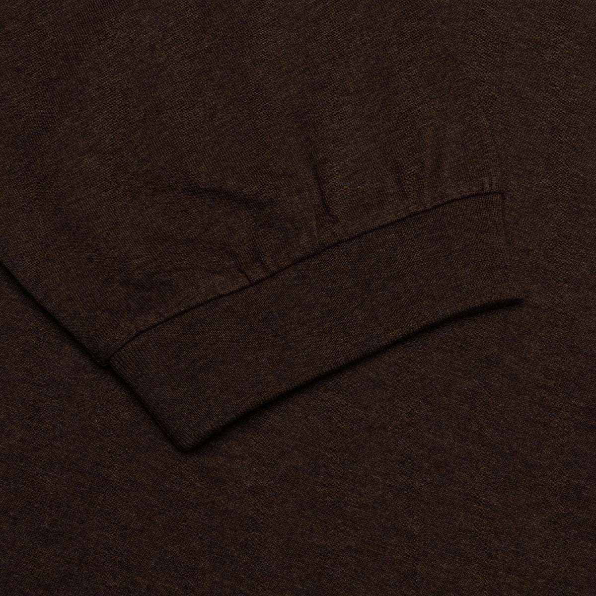 Essentials L/S Tee - Heather Wood