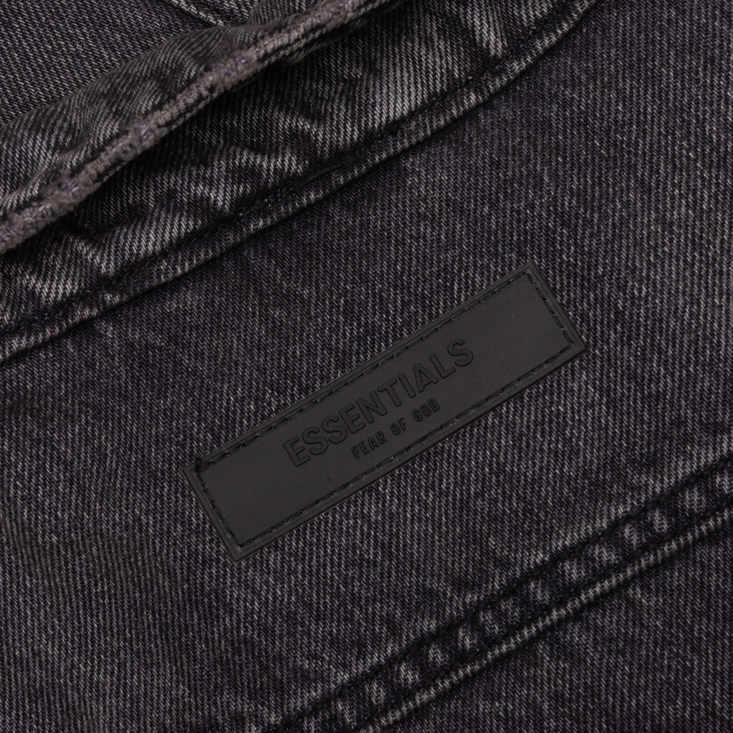 Essentials Kid's Denim Jacket -Black