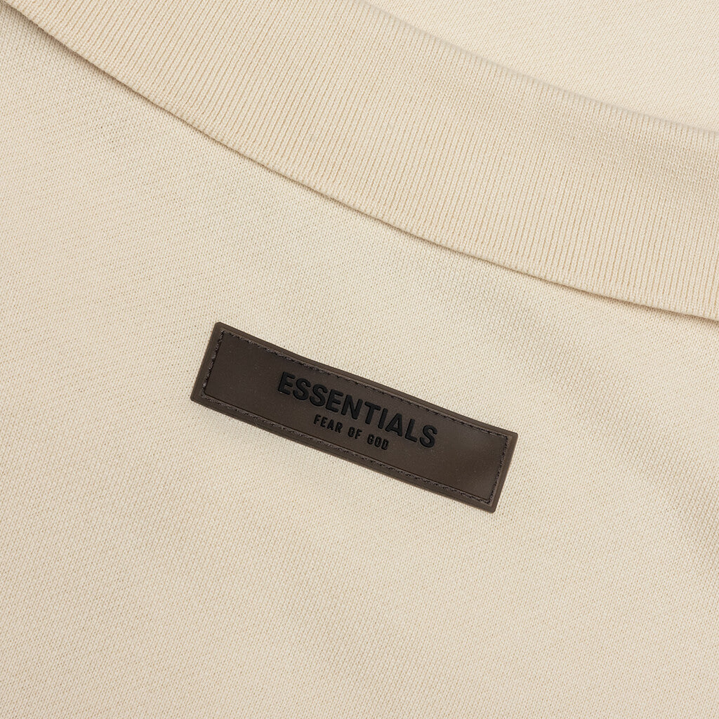 Essentials L/S Polo - Egg Shell