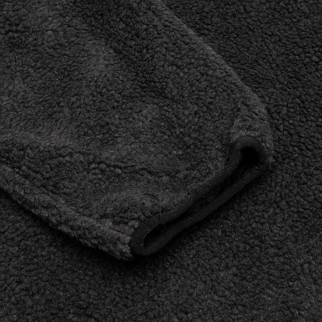 Essentials Polar Fleece Half Zip Hoodie - Iron