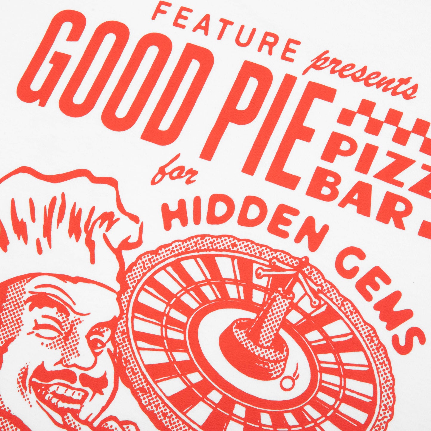 Feature x Good Pie Good Hot Tee - White