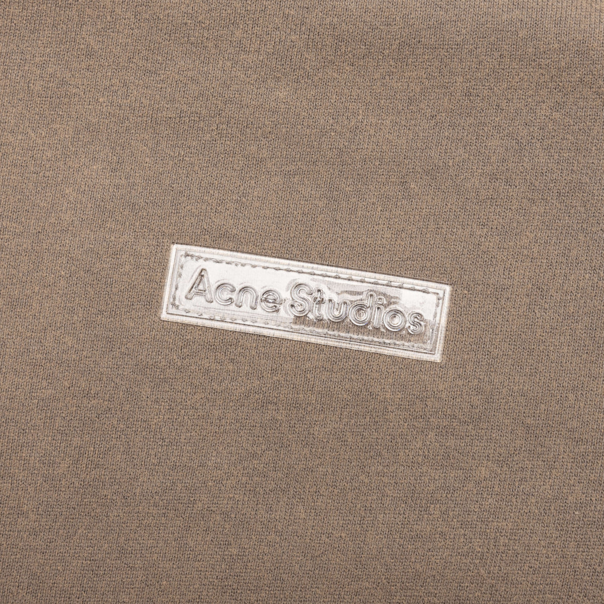 Garment Dyed Crew Neck T-shirt - Taupe Brown