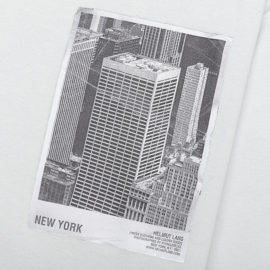New York Postcard Hoodie - Icy Blue
