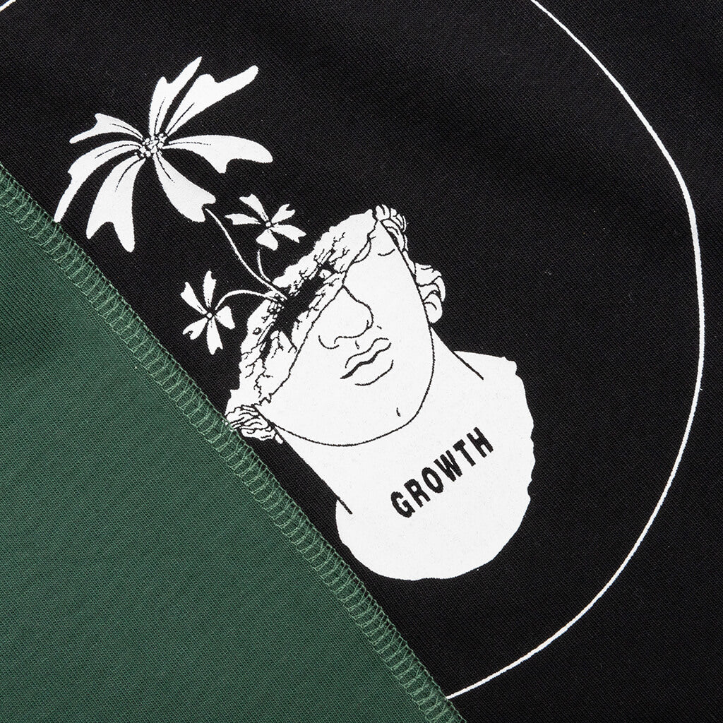 Television Split Jersey Shorts - Black/Green