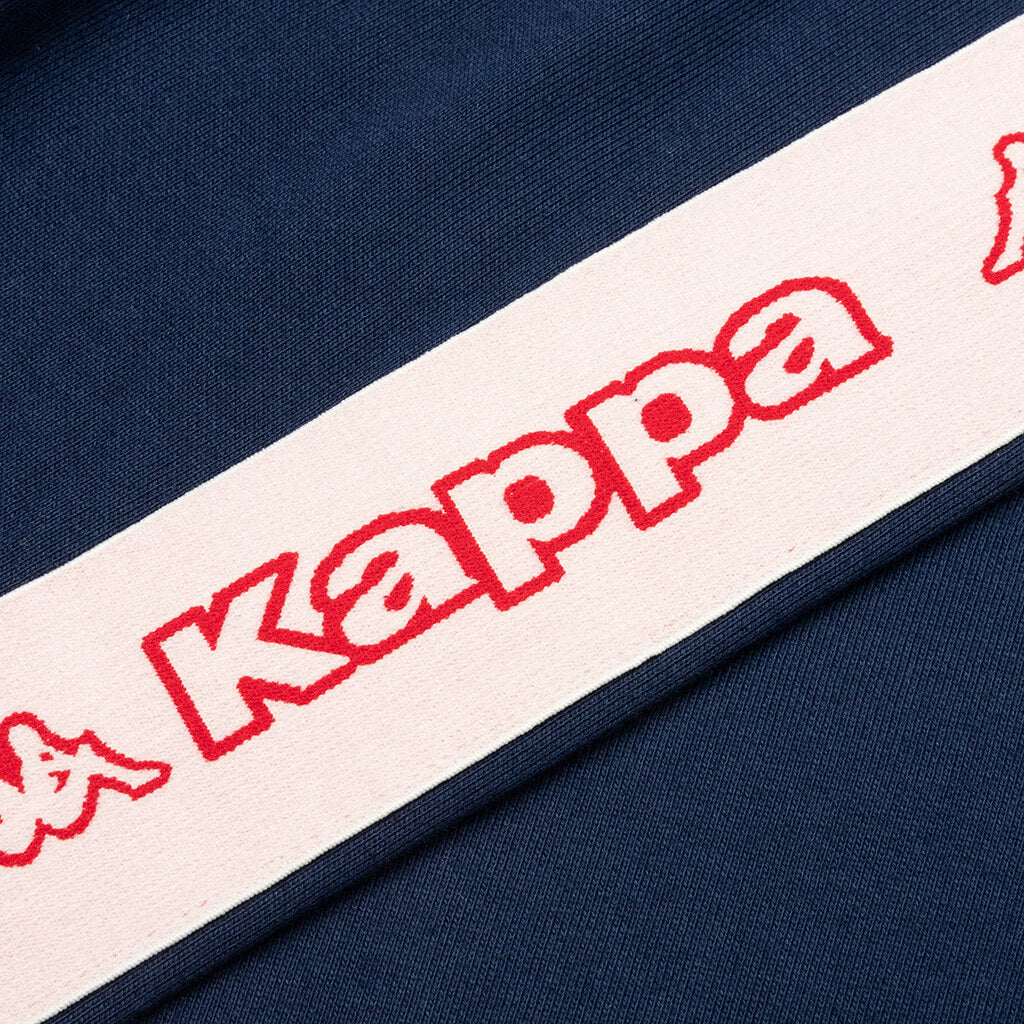 Logo Tape Apet 2 Hoodie - Blue Navy/Light Pink