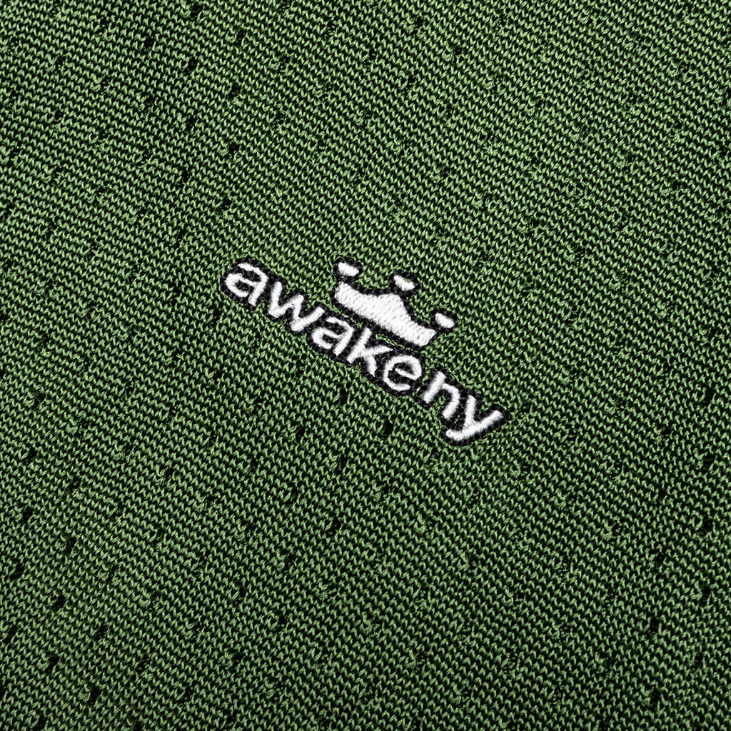 Mesh Polo - Green