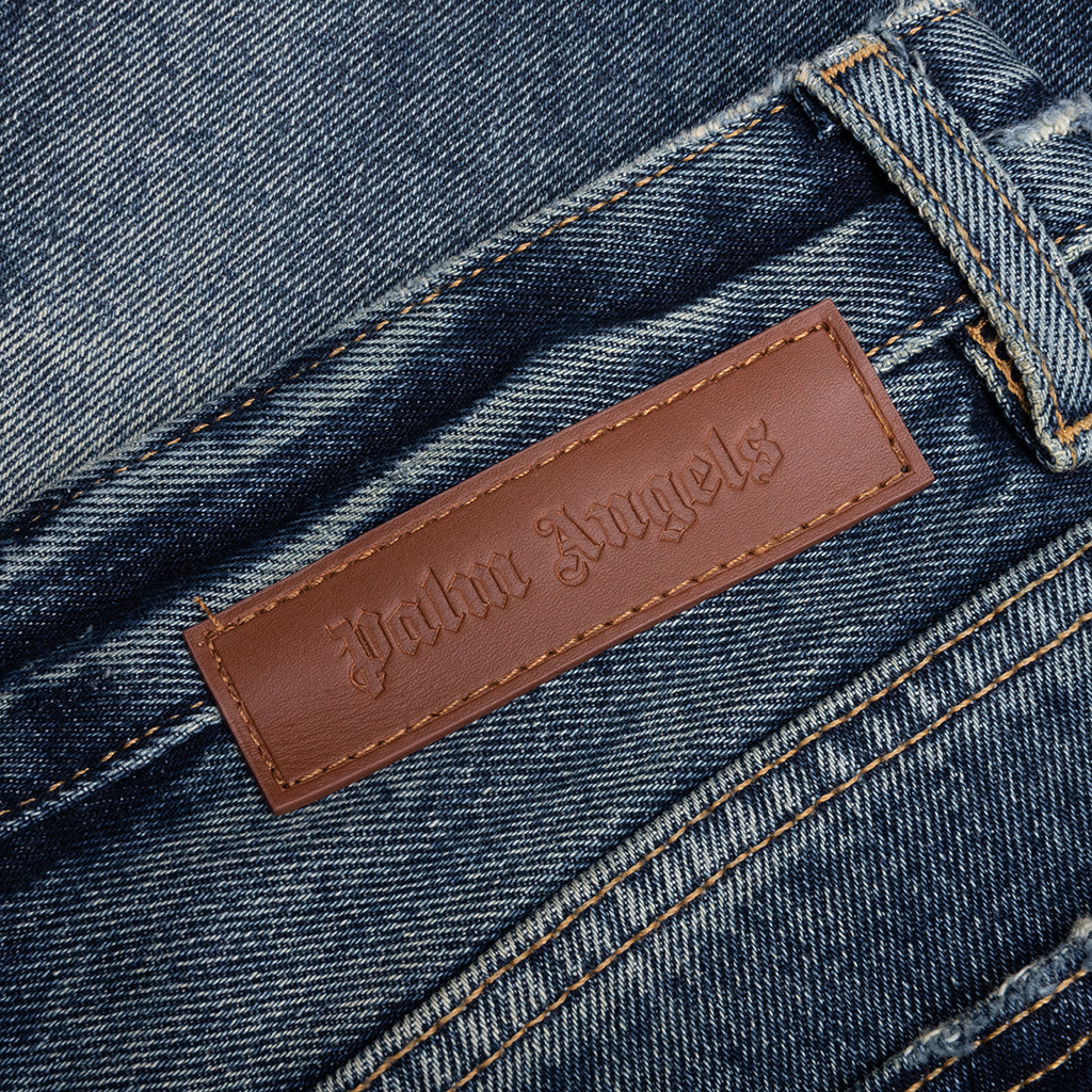 Logo Patch 5 Pockets - Blue/Golden Brown