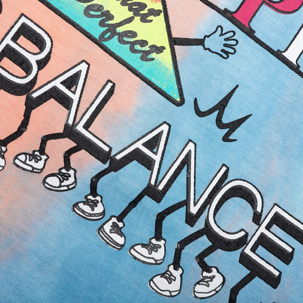 Work Life Balance Tie-Dye Tee - Water