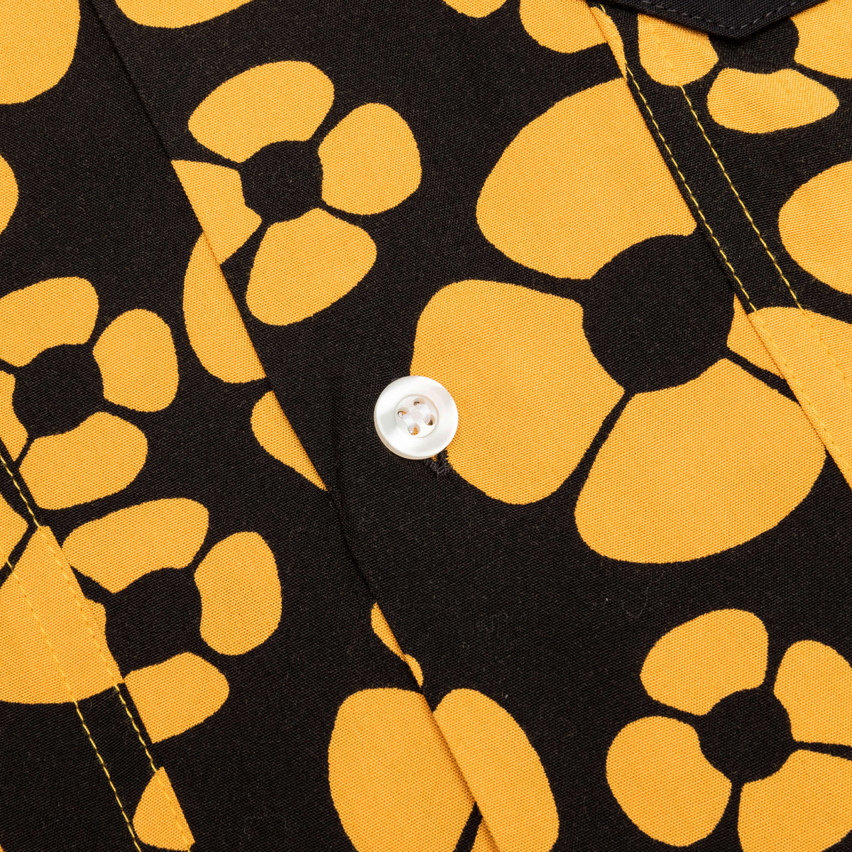 Marni x Carhartt WIP S/S Floral Shirt - Golden/Yellow
