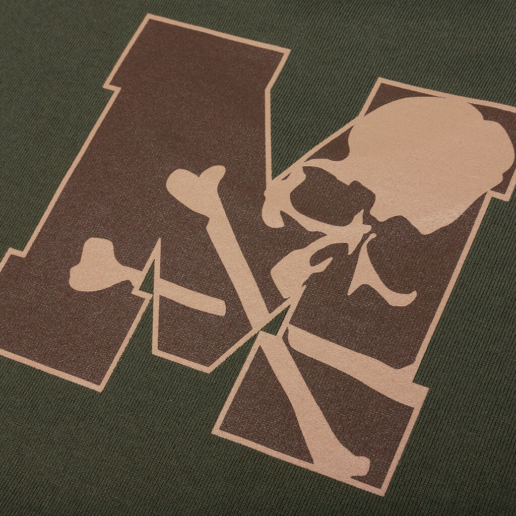 College Logo T-Shirt - Olive