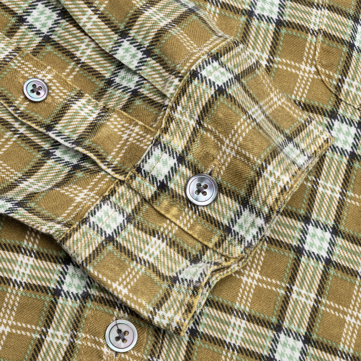 Matthew Plaid Shirt - Gold
