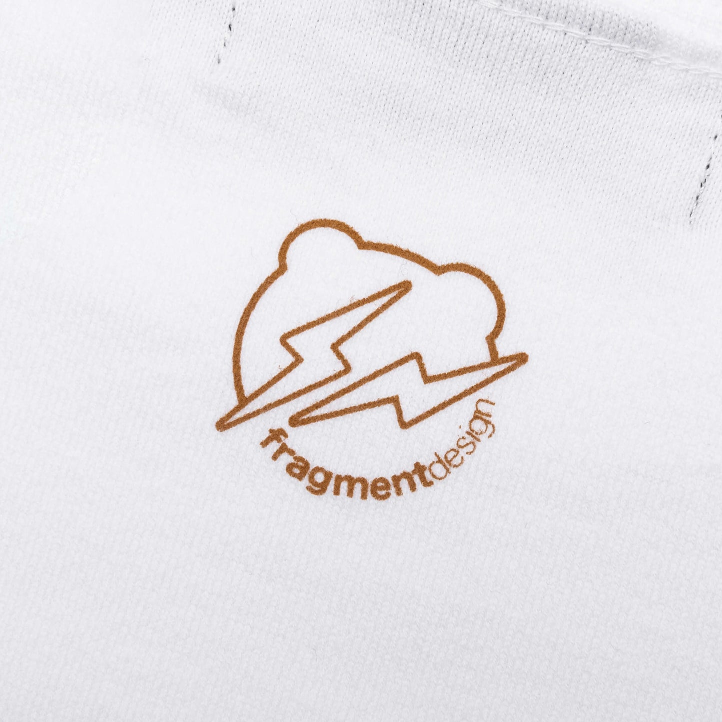 Medicom Toy x fragment design Fur Logo BE@RTEE - White