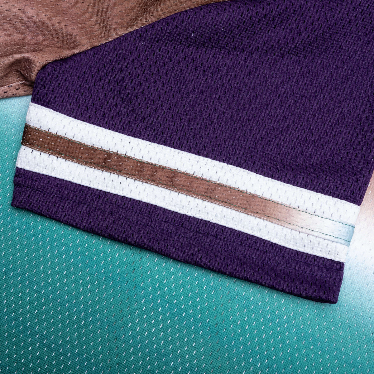 Mesh Football Jersey - Brown Multi