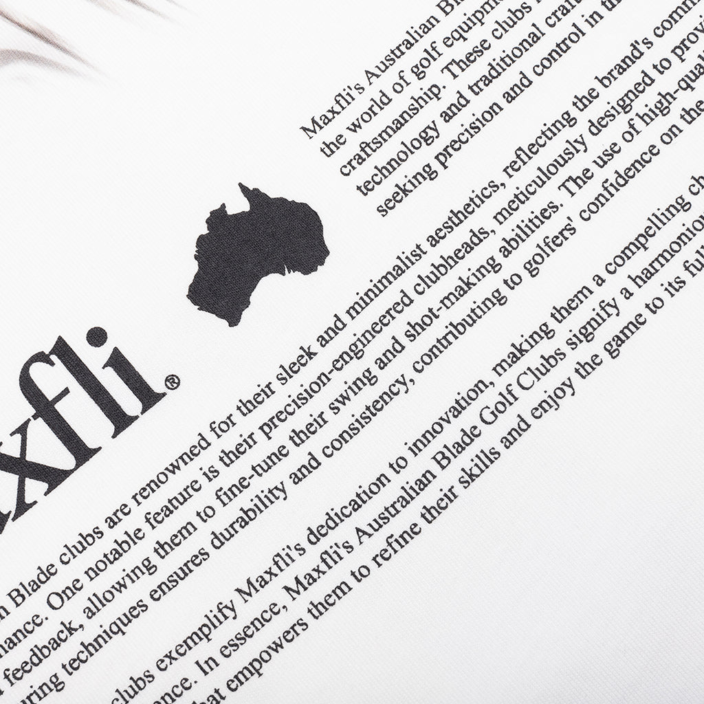 Metalwood x Maxfli Aussie Blade T-Shirt - White