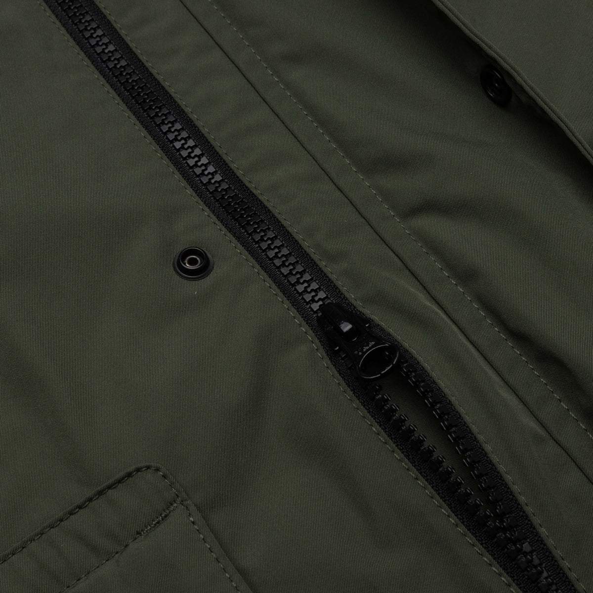 Micro Twill Hooded Jacket - Musk