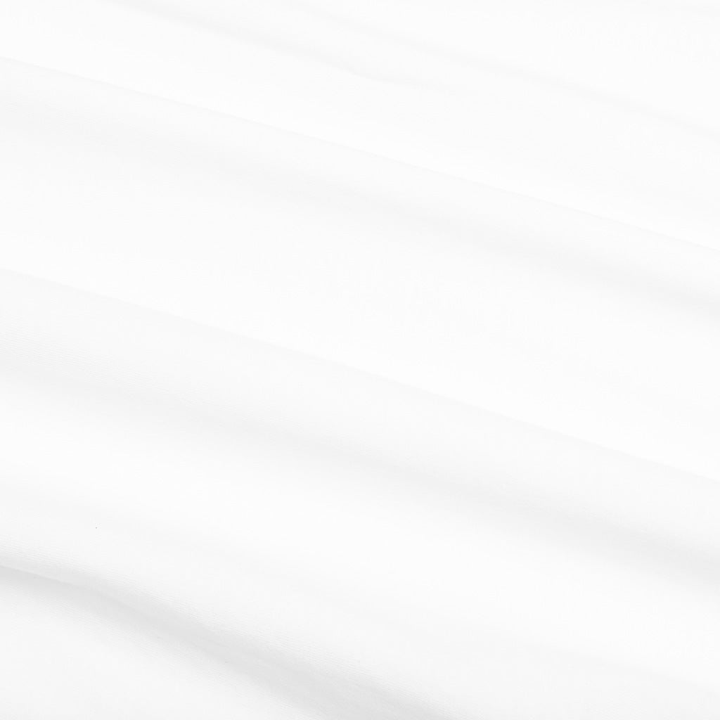 Mock Neck Boxy Fit T-Shirt - White