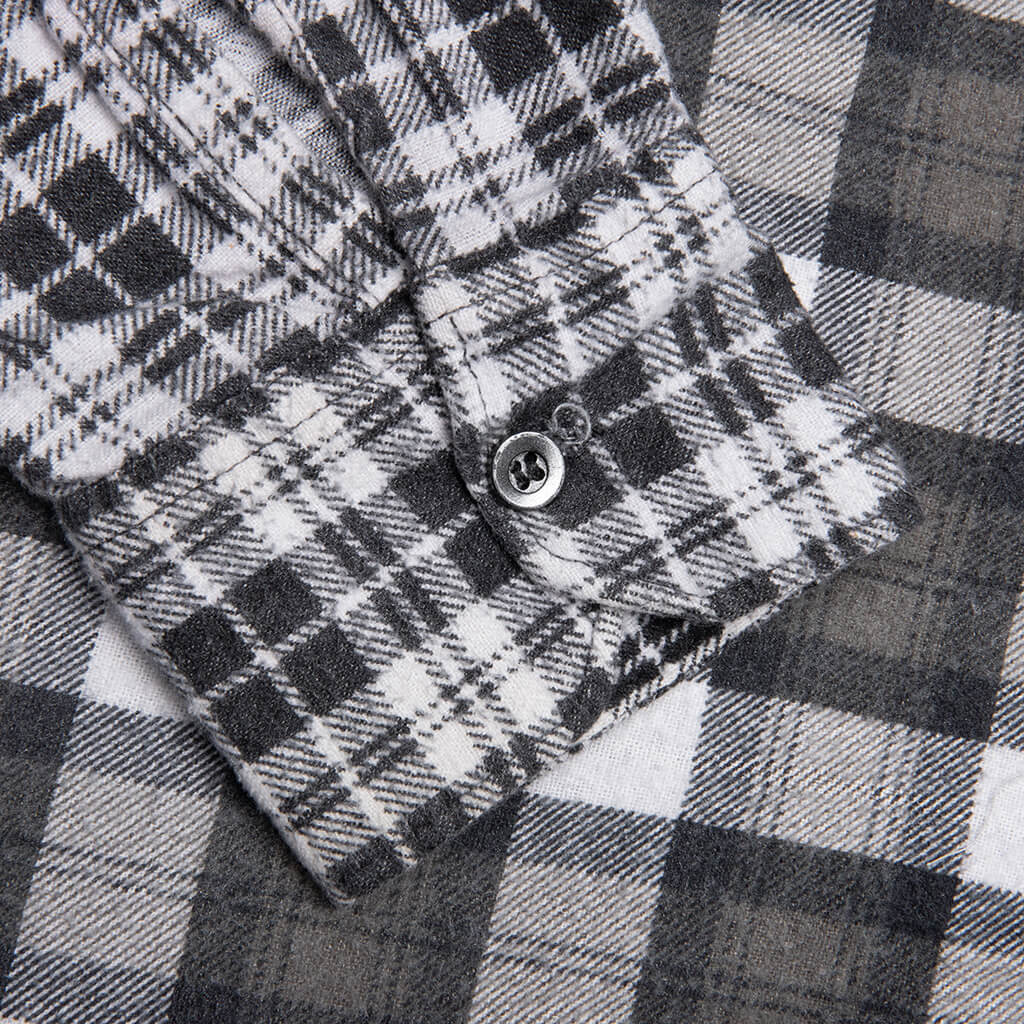 Flannel Shirt 7 Cuts Wide Reflection Shirt - Assorted