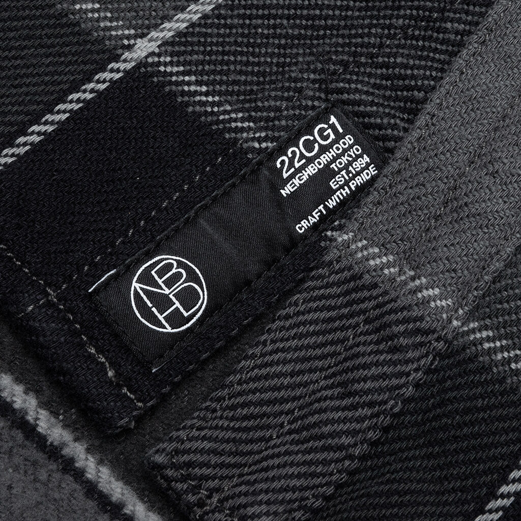 Nel Check Shirt - Black