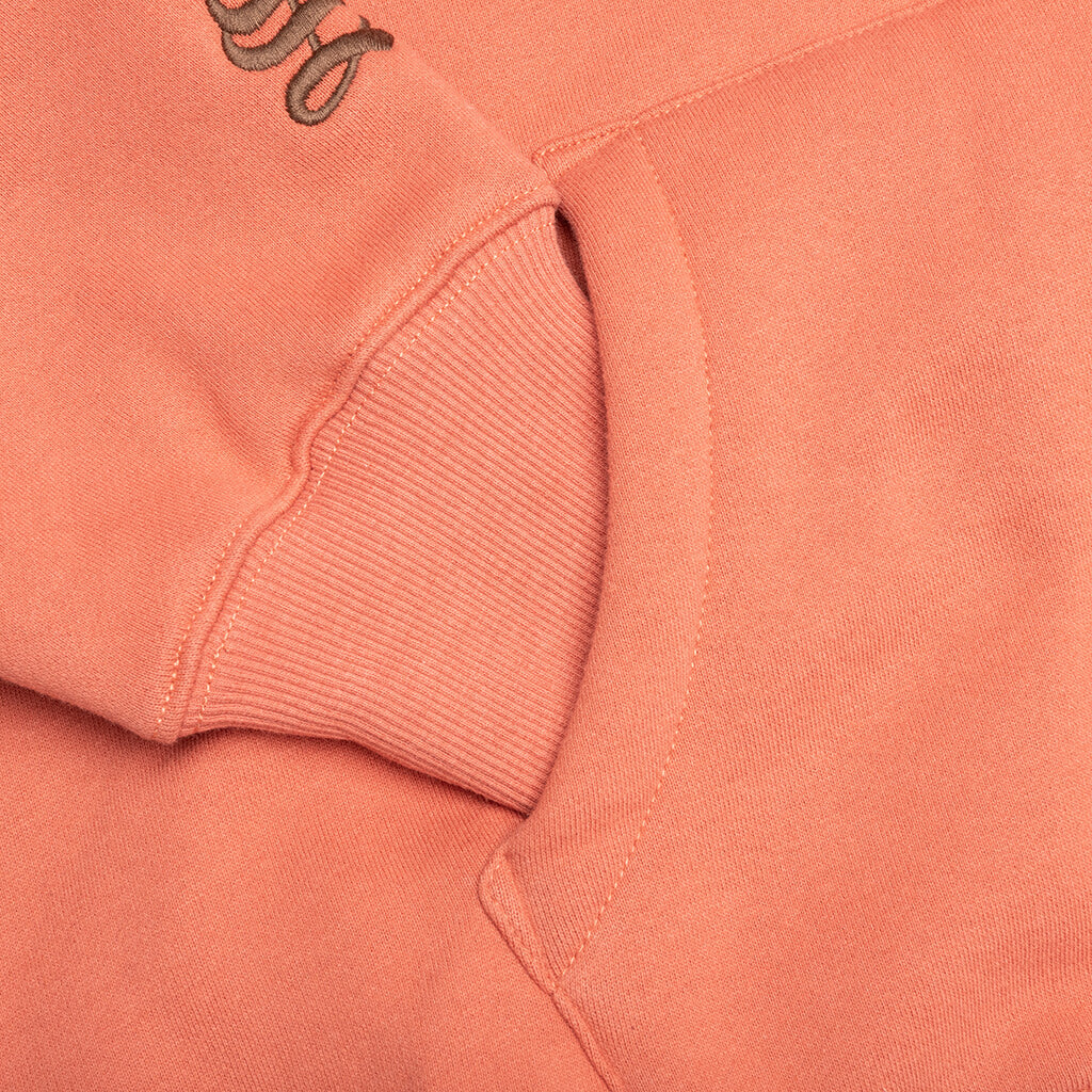 OE Zip Up Hoodie - Rust