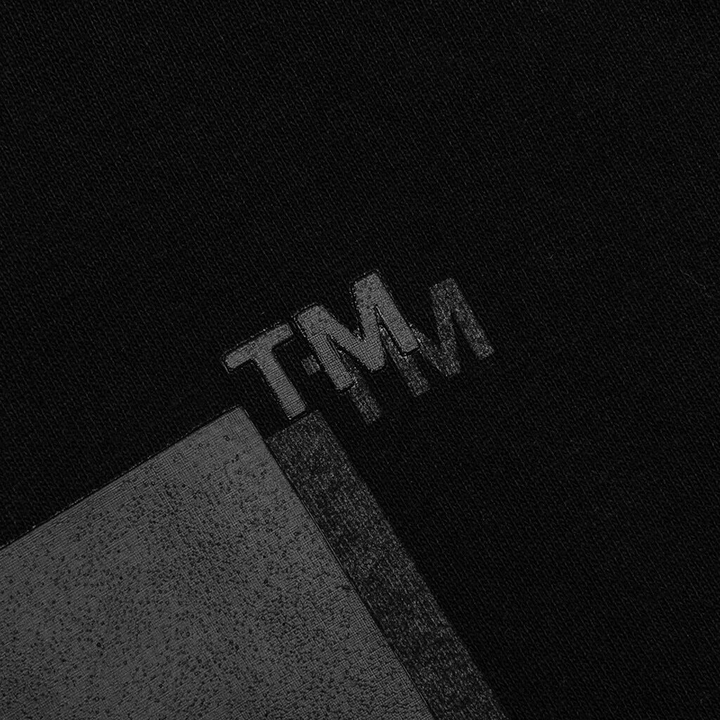 Diag Tab Over S/S Tee - Black/Black