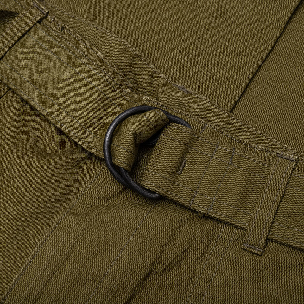 Oxford Belted Pants - Olive