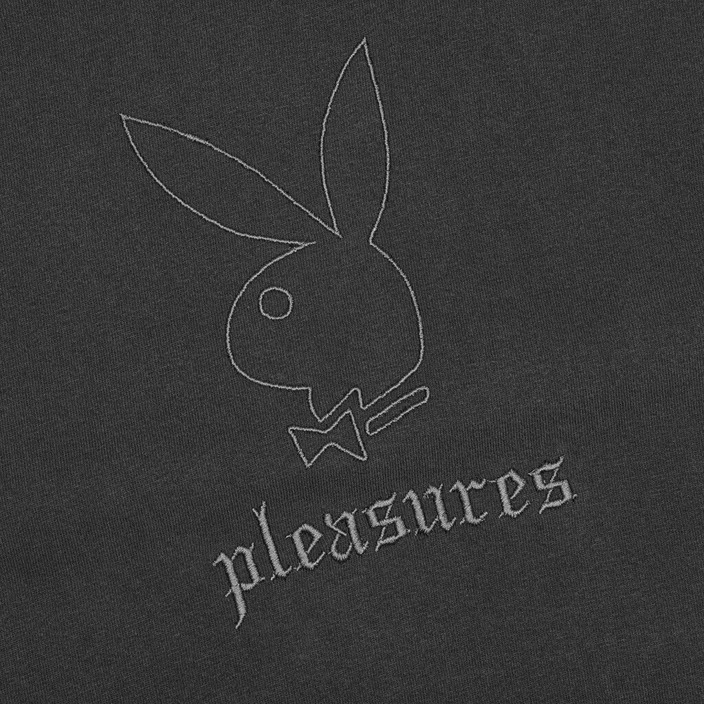 PLEASURES x Playboy Entertainment Pigment Dye T-Shirt - Black