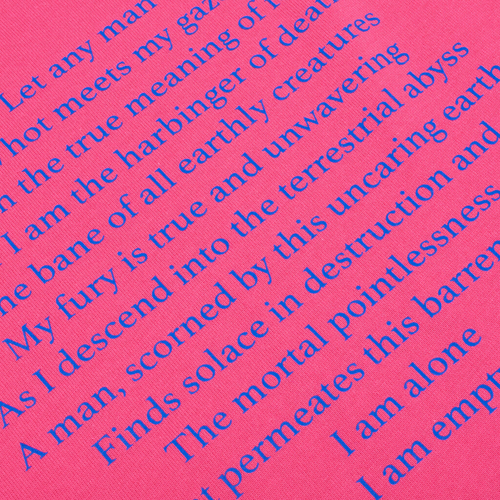 Fear Heavyweight T-Shirt - Pink