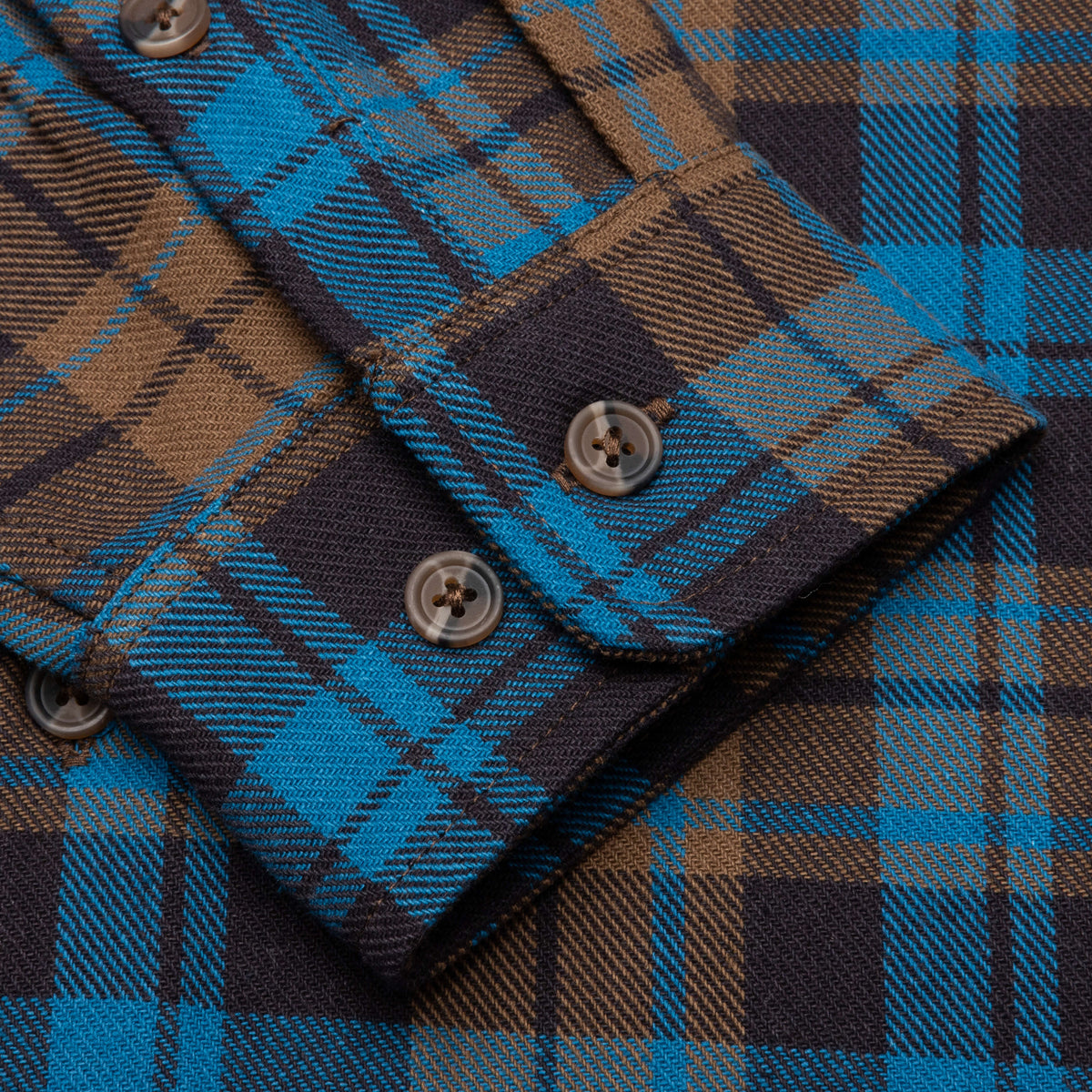 Paisley Printed Flannel Shirt - Brown Multi