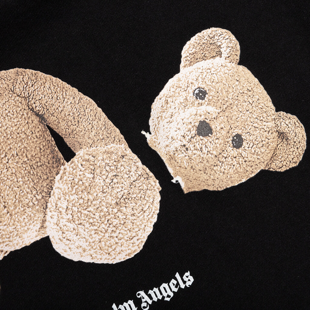Kid's Bear T-Shirt L/S - Black/Brown