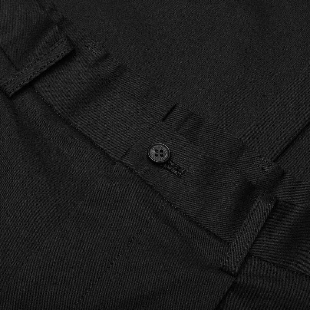 Cotton Chino Pants - Black