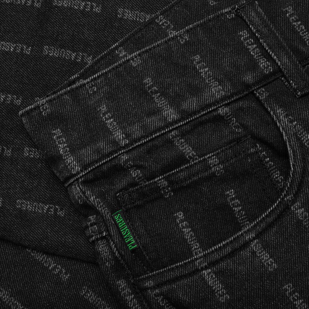 Impact Striped Denim - Black