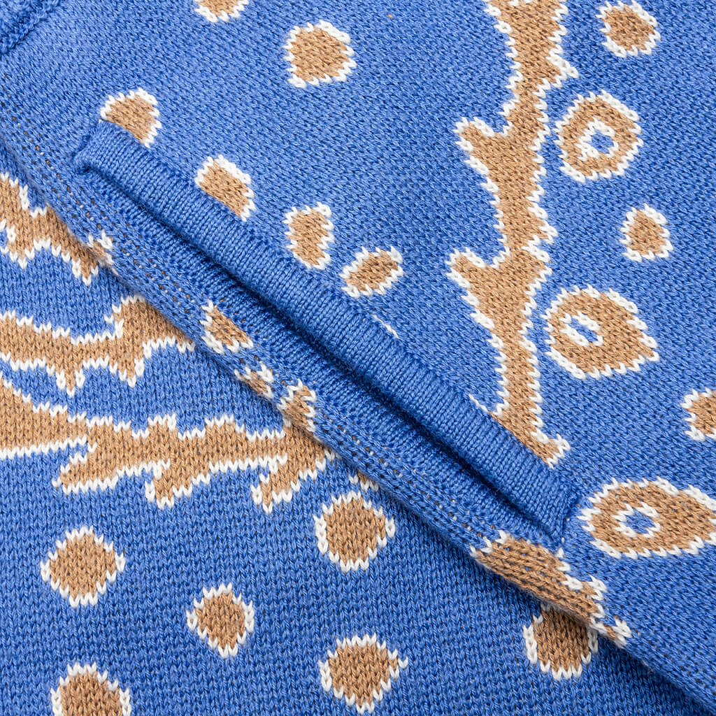 Bandana Knit Short - Light Blue