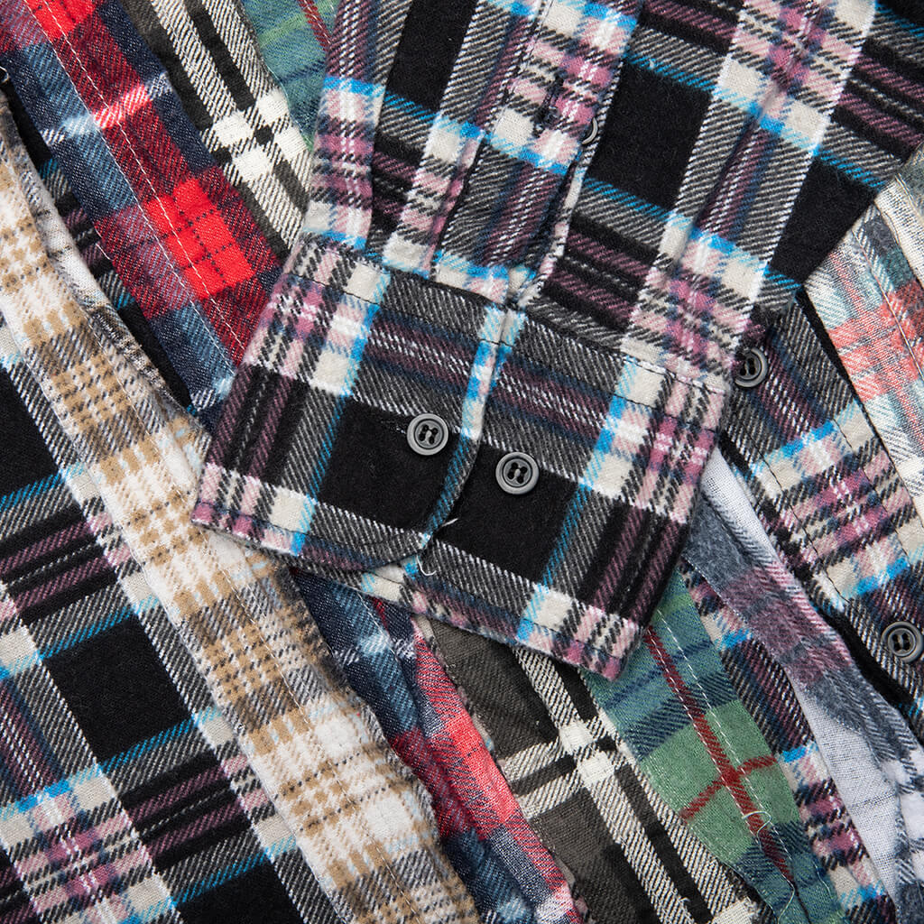 Ribbon Flannel Shirt - Assorted