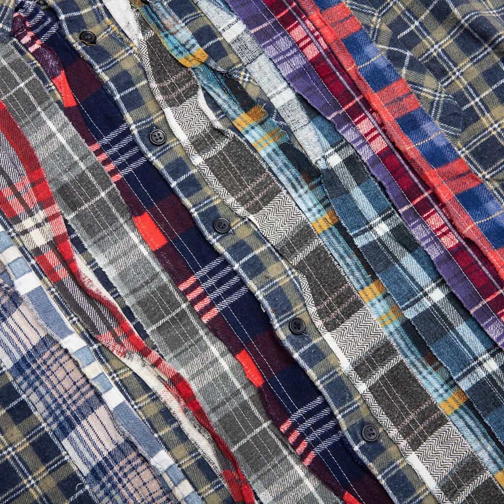 Ribbon Flannel Shirt - Assorted